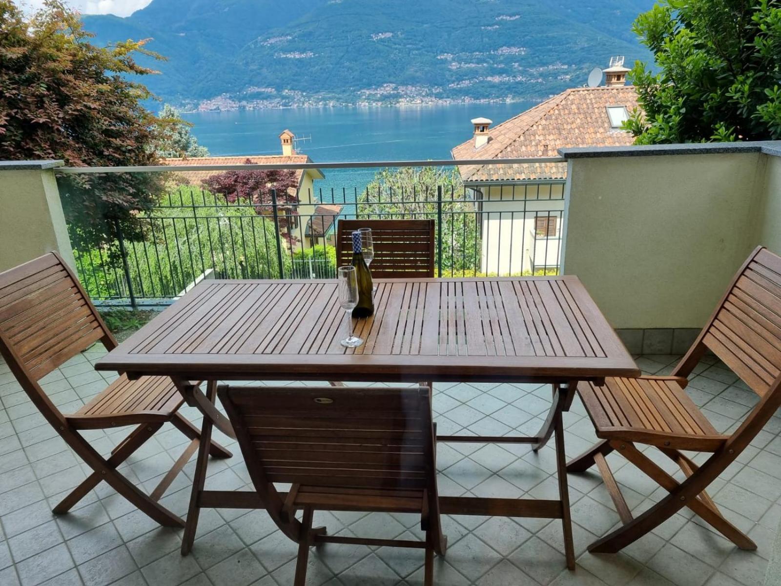 Apartment with garden&terrace beautiful lake view Bellano Buitenkant foto