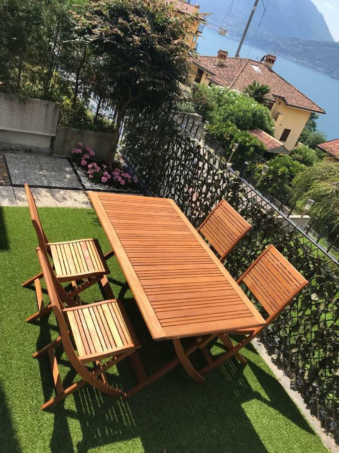 Apartment with garden&terrace beautiful lake view Bellano Buitenkant foto